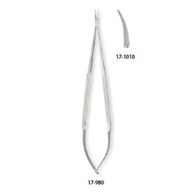 Holder Needle 7-1/8" Straight 0.6mm Tip Stainless Steel Ea
